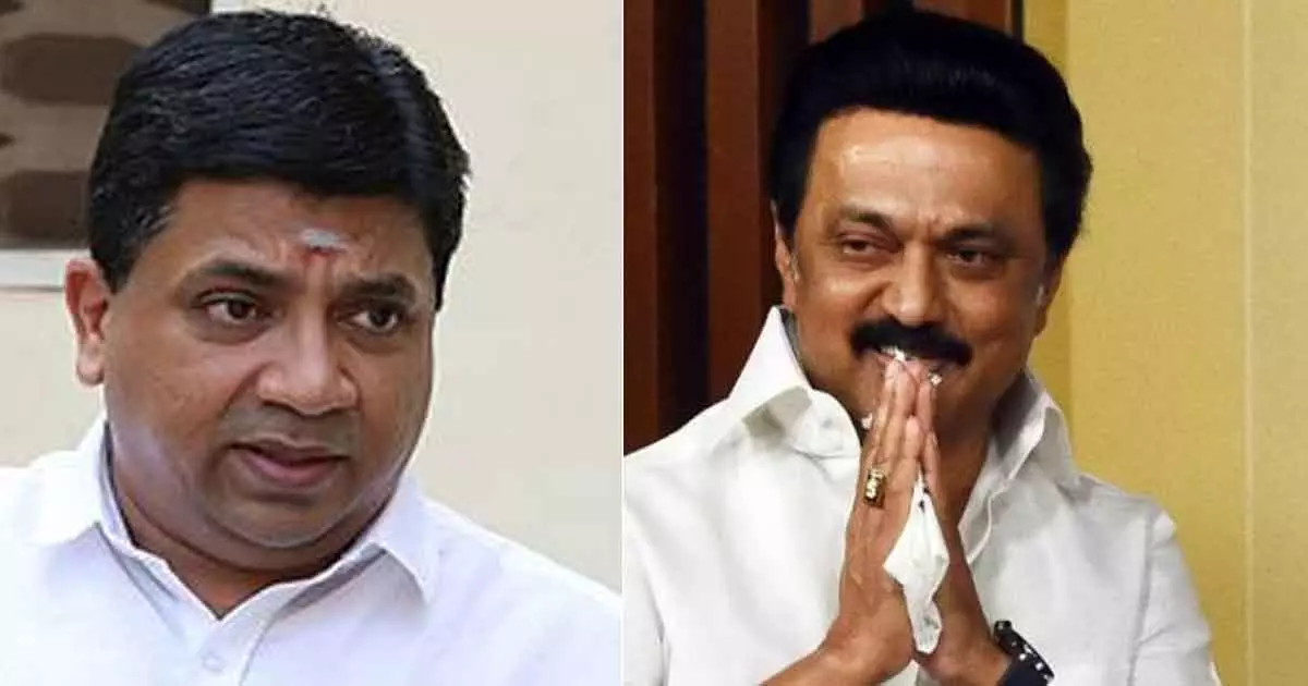 BJP leader Annamalai releases alleged audio of T N Finance Minister Palanivel Thiaga Rajan BJP leader Annamalai releases alleged audio of T N Finance Minister Palanivel Thiaga Rajan