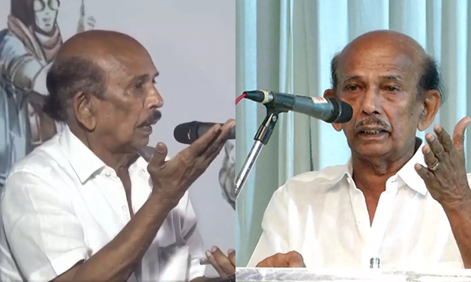 strong stand of mamukkoya in several issues