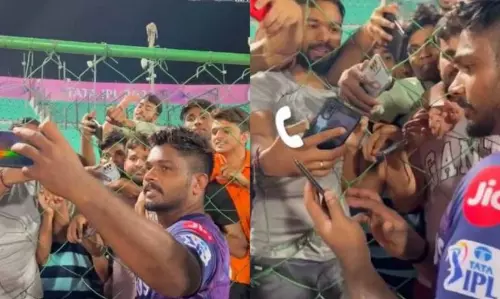 Sanju Samson,Call ,Fan’s Phone,viral video, rr,csk,rr vs csk