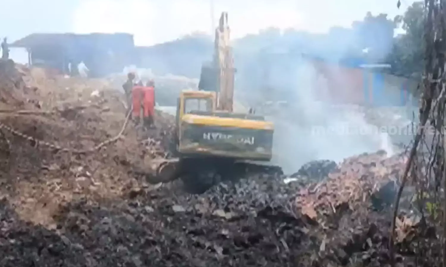 non-state worker , Perumbavoor, fire, waste non-state worker , Perumbavoor, fire, waste