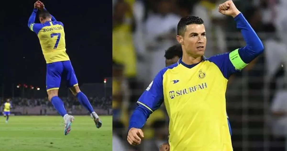 Former Alnasser midfielder Adrian Mierszewski mocks Cristiano Ronaldo on social media