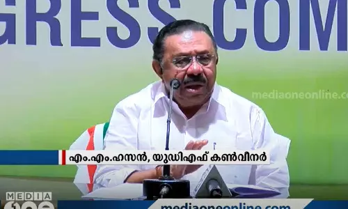 udf demands ban of Kerala story mm Hasan press meet