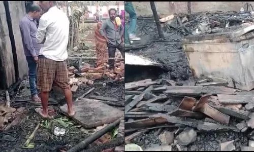 Slum fire in Bihar; Four studies in one family burned to death Slum fire in Bihar; Four studies in one family burned to death