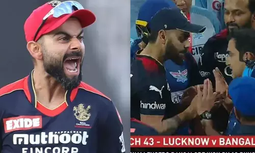 Royal Challengers Bangalore responded to the Kohli-Gambir controversies in the IPL match against Lucknow Super Giants last day.