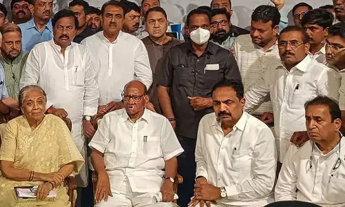 Emotional Scenes after Resignation of sharad pawar Emotional Scenes after Resignation of sharad pawar