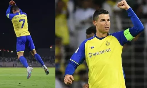 Former Alnasser midfielder Adrian Mierszewski mocks Cristiano Ronaldo on social media
