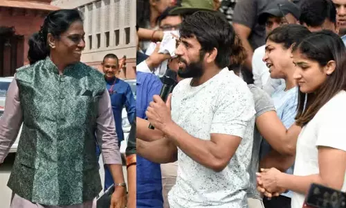 PT Usha Meets Protesting Wrestlers, Assures Support