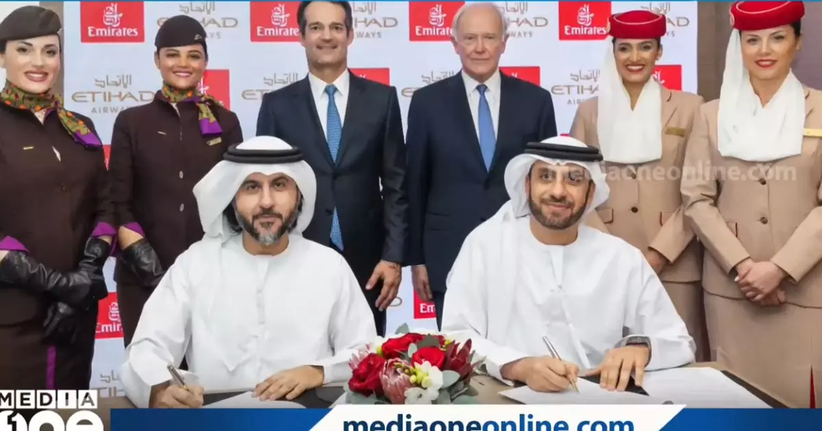 Emirates and Etihad reach agreement for interline service