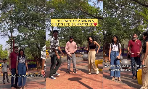 Video Of Man Encouraging His Children