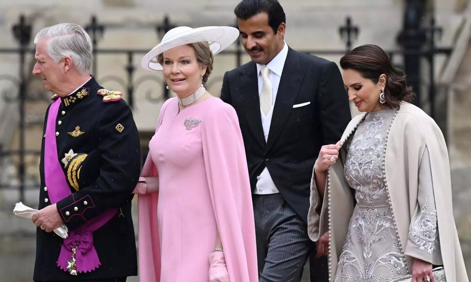 ചാള്‍സ് മൂന്നാമന്‍ രാജാവിന്റെ സ്ഥാനാരോഹണ ചടങ്ങില്‍ പങ്കെടുത്ത് ഖത്തർ അമീർ