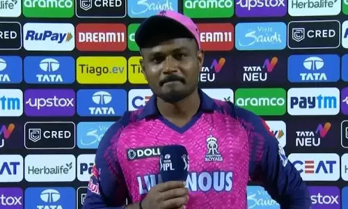 നല്ല ചോദ്യം, എനിക്കറിയില്ല; സഞ്ജുവിന്റെ മറുപടിയിൽ കണ്ണുതള്ളി കമന്റേറ്റർ നല്ല ചോദ്യം, എനിക്കറിയില്ല; സഞ്ജുവിന്റെ മറുപടിയിൽ കണ്ണുതള്ളി കമന്റേറ്റർ