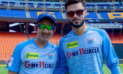 Naveen-ul-Haq  Gautam Gambhir,