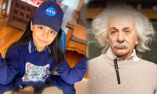 11-year-old autistic girl with IQ greater than Einstein,Stephen Hawking,ഓട്ടിസം ബാധിത, ആൽബർട്ട് ഐൻസ്റ്റീനേക്കാളും  ഐക്യു, എഞ്ചിനീയറിംഗിൽ ബിരുദാനന്തര ബിരുദം;  ലോകത്തെ അത്ഭുതപ്പെടുത്തുകയാണ് ഈ പതിനൊന്നുകാരി,
