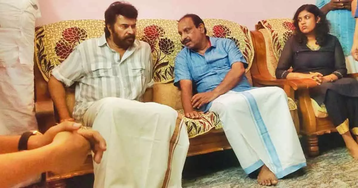 mammootty visits dr vandana das family