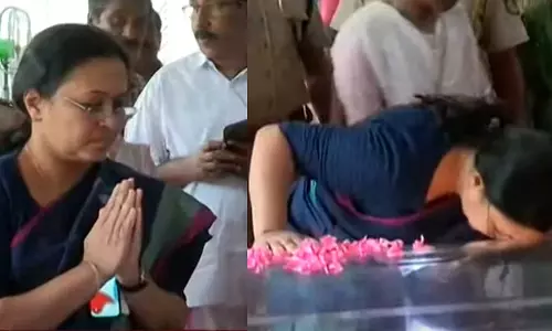 Minister Veena George paid tribute to Dr.Vandana Das,kottarakkara doctor murder case,ഡോ. വന്ദനക്ക് ആദരാഞ്ജലിയർപ്പിച്ച് മന്ത്രി വീണാ ജോർജ്