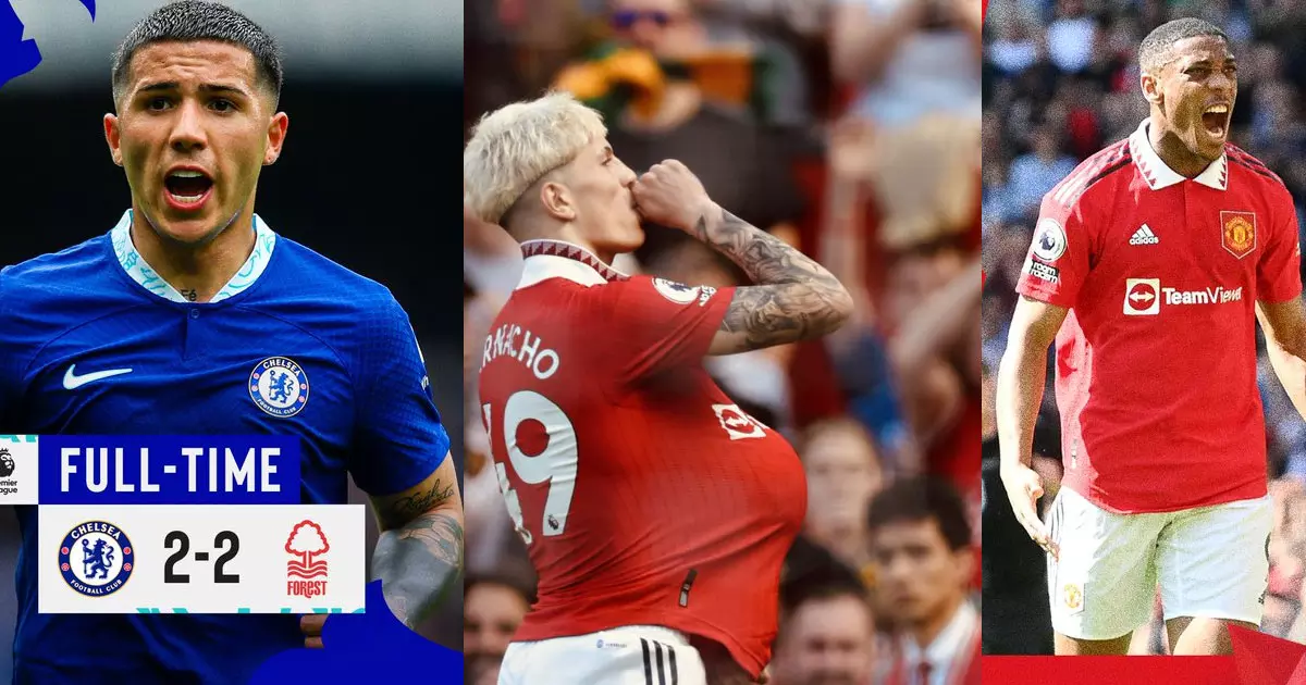 Manchester United beat Wolves; Chelsea draw against Nottingham