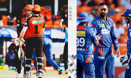 Hyderabad Sunrisers scored 182 runs against Lucknow Super Giants