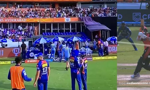 Hyderabad Sunrisers were denied the noball; Spectators threw objects into the Lucknow Supergiants dugout and disrupted the match.