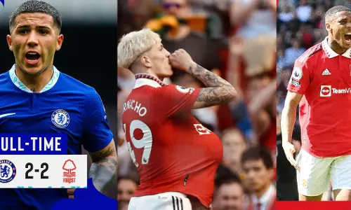 Manchester United beat Wolves; Chelsea draw against Nottingham