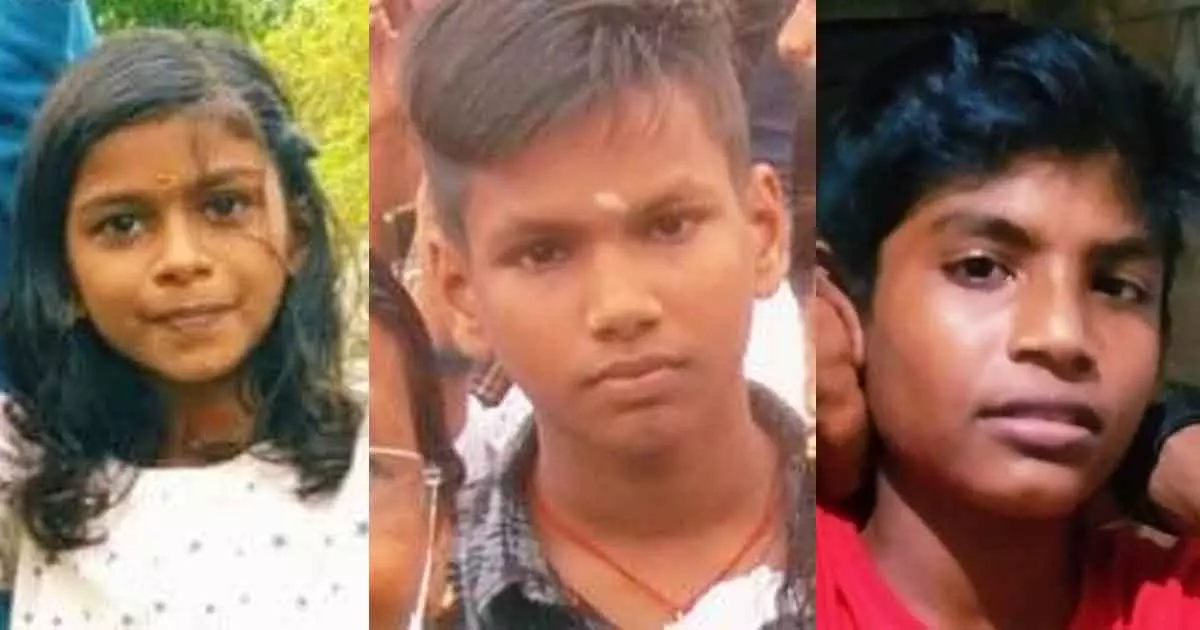 3 children drowned to death