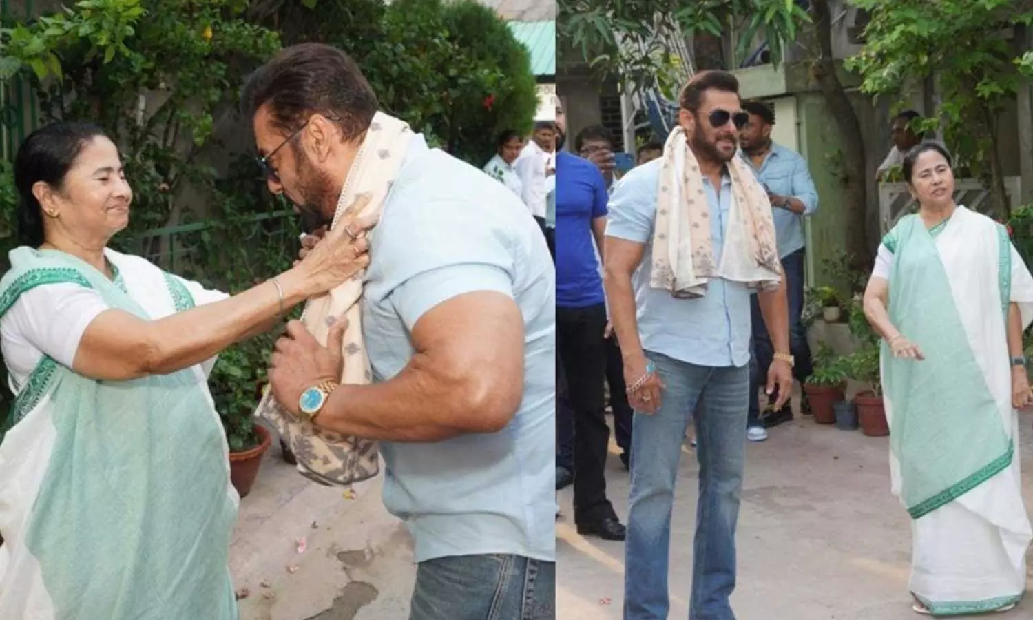 Salman Khan visits Mamata Banerjee at her residence at Kalighat, Salman Khan-Mamata Banerjee meet, Salman Khan, Mamata Banerjee