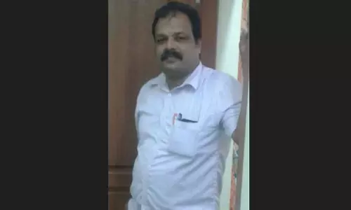 ramapuram asi joby george fell from building and died