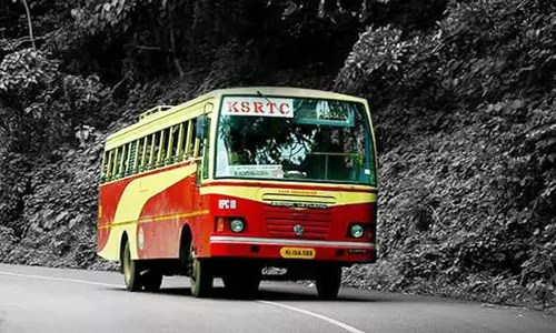 നിർത്തിയിട്ട കെ.എസ്.ആർ.ടി.സി ബസിന്റെ ബാറ്ററി മോഷണം പോയി
