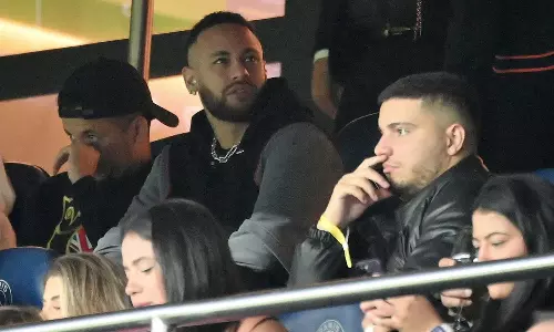 Neymar attends Barcelonas LaLiga celebration party, Messi called Barcelona players during LaLiga celebrations, Neymar at Barcelonas LaLiga party, Neymar, Barcelonas LaLiga party, Barcelona, LaLiga 2023