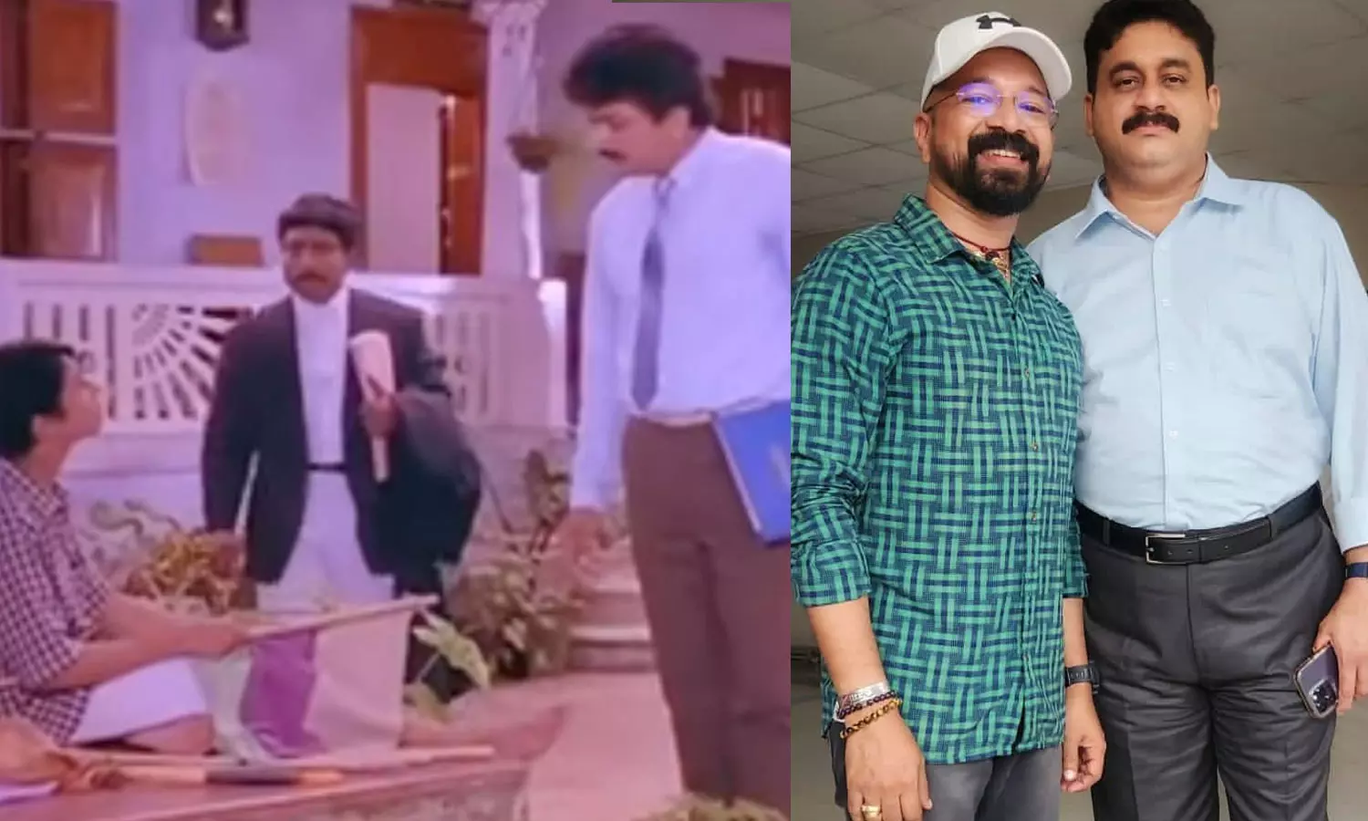 Jayarams brother from Sandesham is back in front of the camera; Producer MM Badusha with Facebook post