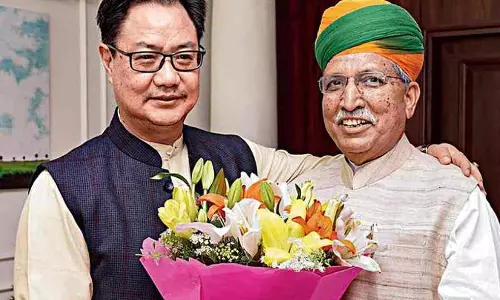 Kiren Rijiju with Arjun Ram Meghwal