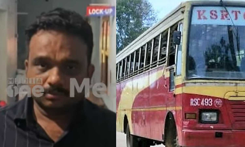 arrest,Woman molested in KSRTC bus in Valancherry; Accused in custody,breaking news malayalam,കെ.എസ്.ആർ.ടി.സി ബസിൽ യുവതിക്ക് നേരെ പീഡന ശ്രമം; പ്രതി പിടിയിൽ
