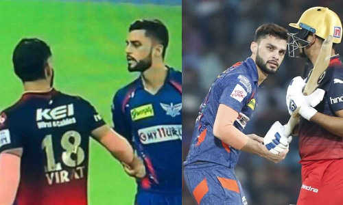 Naveen-ul-Haq , Virat Kohli
