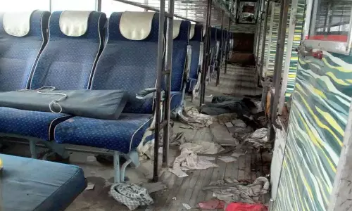 A body was found inside a bus in Thiruvananthapuram