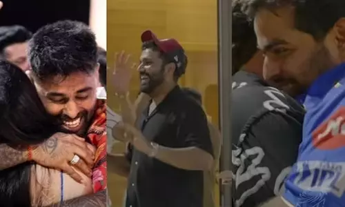 അവസാന ഓവറില്‍ ഗില്ലിന്‍റെ പടുകൂറ്റന്‍ സിക്സര്‍; ആഘോഷമാക്കി മുംബൈ താരങ്ങള്‍