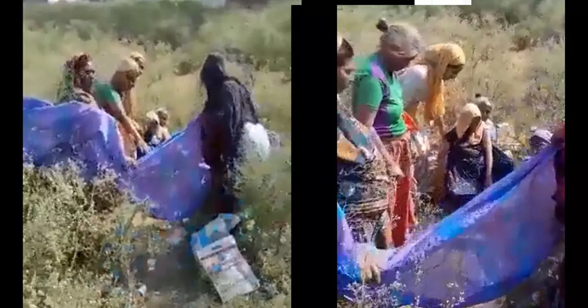 A Dalit woman who was not admitted to a UP government hospital gave birth in the bush