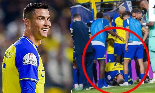 Cristiano Ronaldo performs Sujud-Al-Nassr vs Al-Shadab, Cristiano Ronaldo sujud, Cristiano Ronaldo Siuu celebration, Cristiano Ronaldo goals for Al-Nassr goal, Al-Nassra vs Al-Shadab