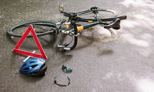 A vehicle rammed into cyclists in Kuwait