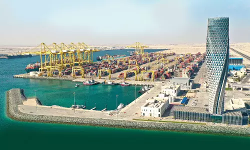 Qatar with cargo service connecting Hamad Port with important ports of the world Qatar with cargo service connecting Hamad Port with important ports of the world