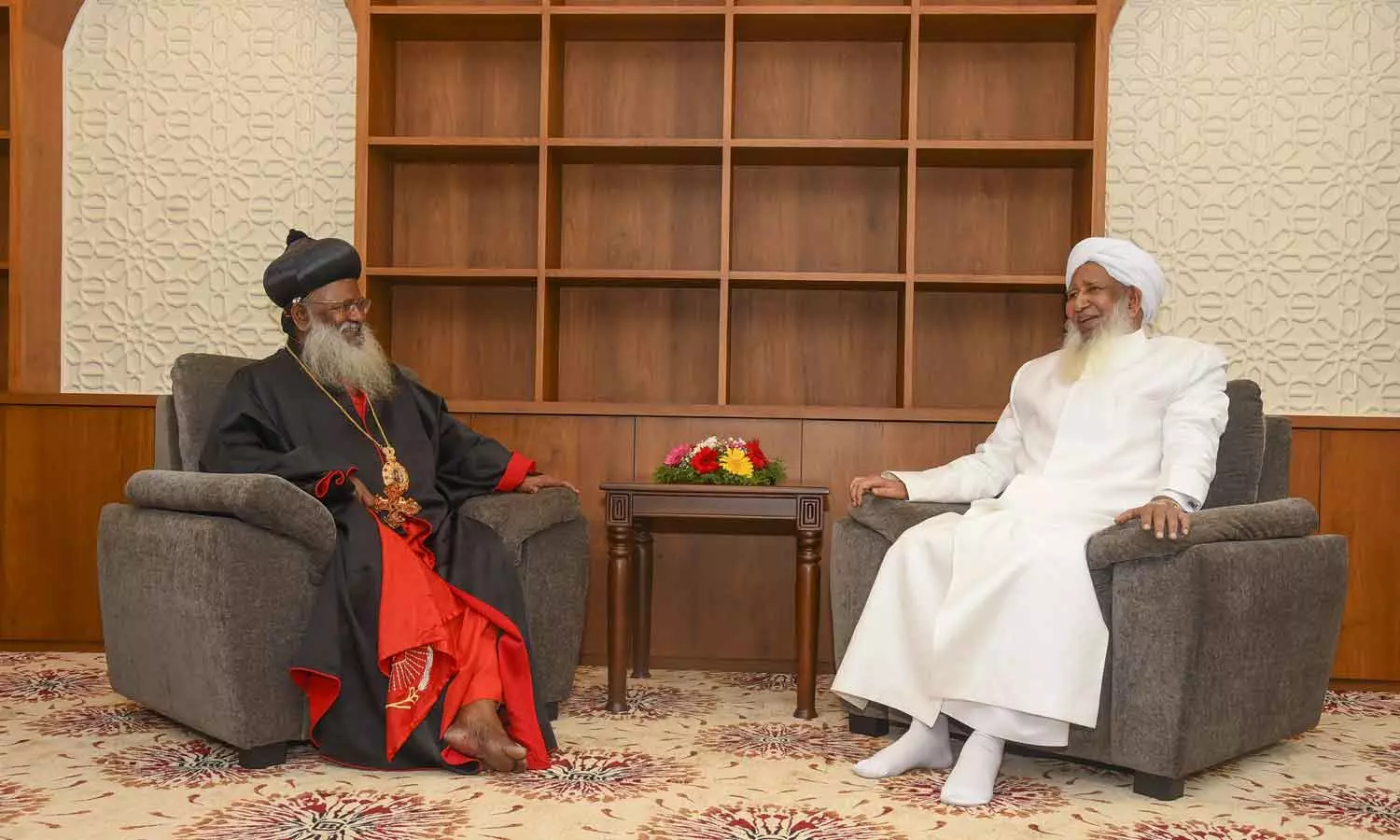 Orthodox Church president meet kanthapuram