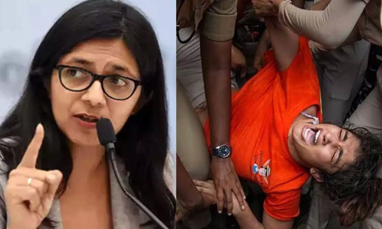 ബ്രിജ്ഭൂഷനെ അറസ്റ്റ് ചെയ്യണം, കസ്റ്റഡിയിലെടുത്ത ഗുസ്തി താരങ്ങളെ വിട്ടയക്കണം; ഡൽഹി വനിതാ കമ്മീഷൻ അധ്യക്ഷ, കമ്മീഷണർക്ക് കത്തയച്ചു