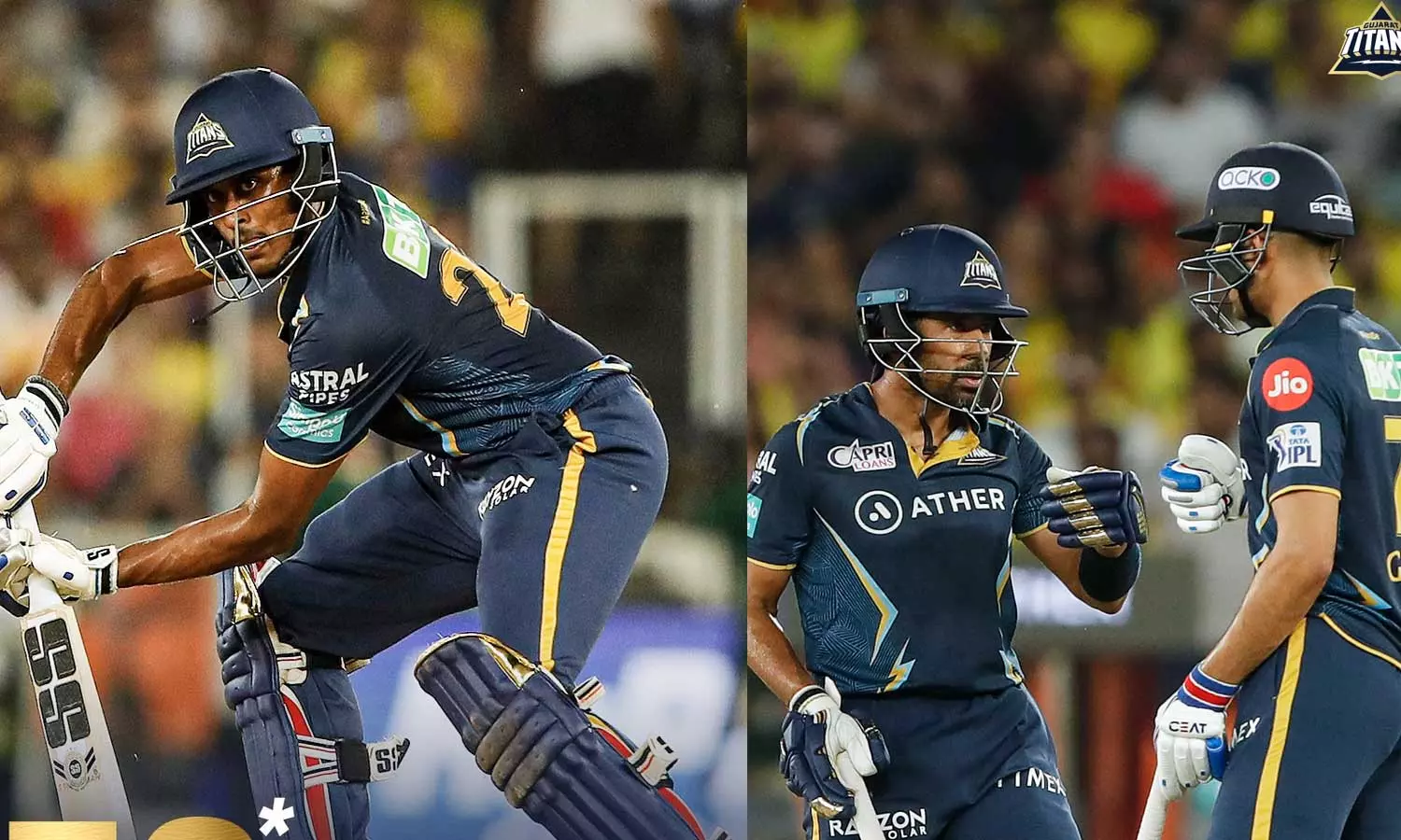 മഴയില്ല, ഇടിമിന്നലായി സുദർശൻ; കലാശപ്പോരിൽ ചെന്നൈക്ക് മറികടക്കേണ്ടത് 214 റൺസ് മഴയില്ല, ഇടിമിന്നലായി സുദർശൻ; കലാശപ്പോരിൽ ചെന്നൈക്ക് മറികടക്കേണ്ടത് 214 റൺസ്