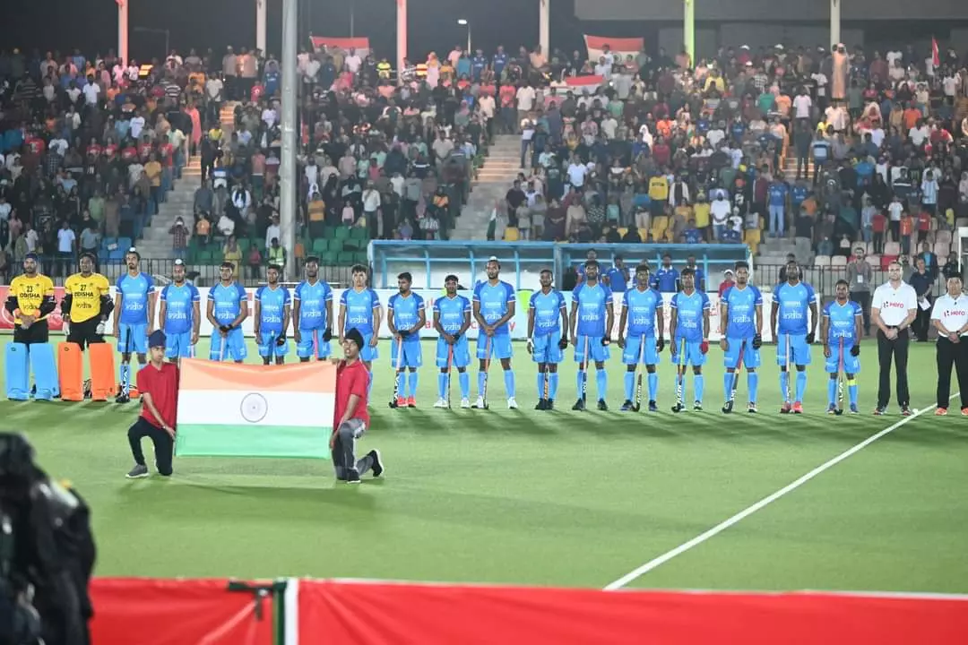 ജൂനിയർ ഏഷ്യ കപ്പ് ഹോക്കി; ഇന്ത്യ സെമി ഫൈനലിൽ ജൂനിയർ ഏഷ്യ കപ്പ് ഹോക്കി; ഇന്ത്യ സെമി ഫൈനലിൽ