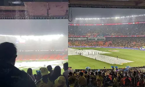 Water Leakage in Narendra Modi Stadium