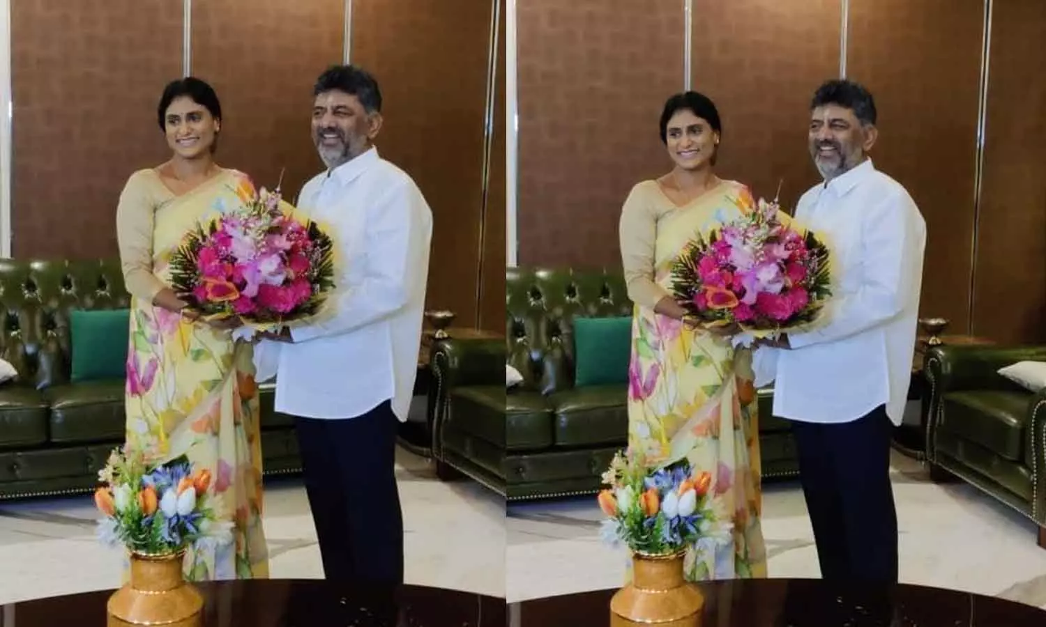 DK Shivakumar met sharmila reddy