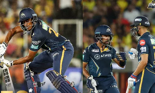 മഴയില്ല, ഇടിമിന്നലായി സുദർശൻ; കലാശപ്പോരിൽ ചെന്നൈക്ക് മറികടക്കേണ്ടത് 214 റൺസ് മഴയില്ല, ഇടിമിന്നലായി സുദർശൻ; കലാശപ്പോരിൽ ചെന്നൈക്ക് മറികടക്കേണ്ടത് 214 റൺസ്