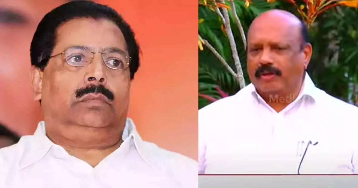 thomas k thomas mla against ncp state preident p c chacko