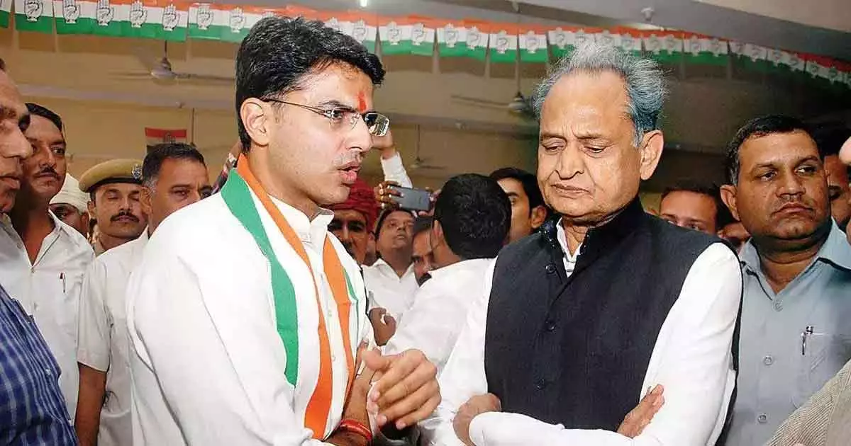 sachin pilot ashok gehlot peace pact not revealed by congress