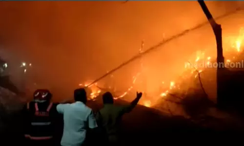 CPM district secretary said that the fire at Chelora waste disposal center was with the knowledge of the corporation.