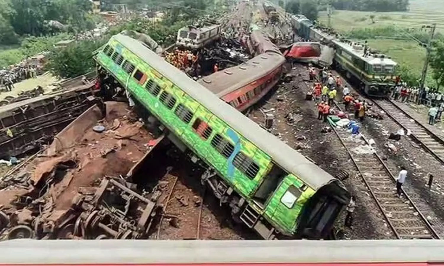 Deaths also occurred due to electrocution during the Balasore train accident Deaths also occurred due to electrocution during the Balasore train accident
