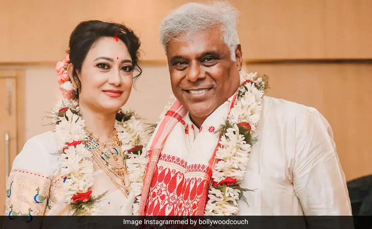 Ashish Vidyarthi with Rupali Barua